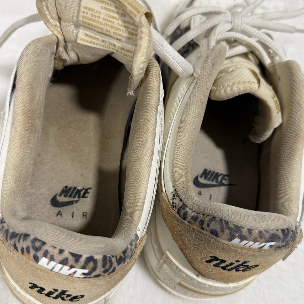 Nike Air Force 1 Shadow White Leopard Animal Print C10919-120 - Picture 11 of 12